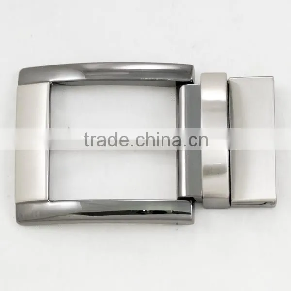 Shine alloy nickel plated 40mm belt strap buckle clasp