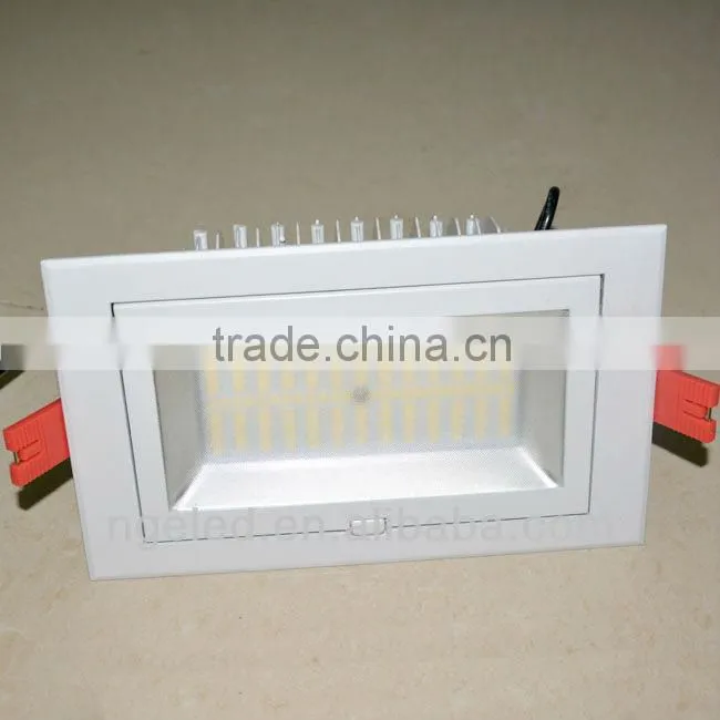 Adjustable 100lm/w CRI>80 Samsung 38W super brightness led down light
