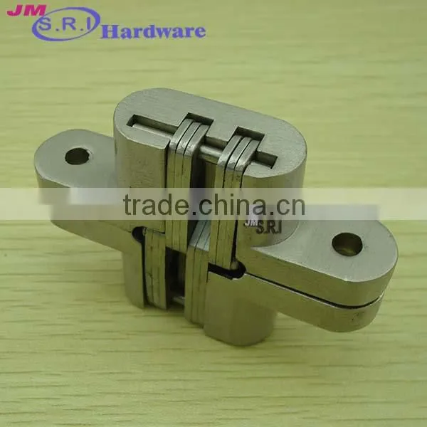 Hot sale zinc alloy concealed hinge for wooden door , recessed door hinges