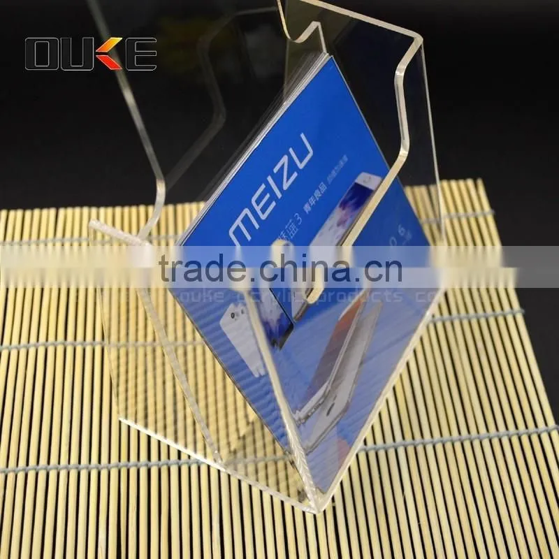 high transparent hot sale acrylic brochure holder
