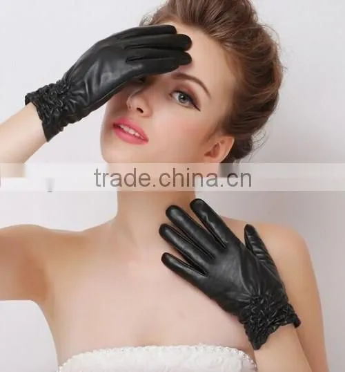 2016 Wholesale Germany Gloves Black Genuine Germany Gloves