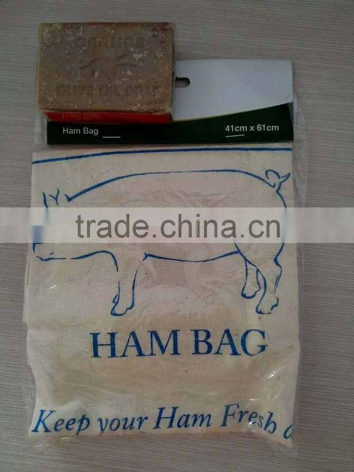 100% cotton calico ham bag shopping bag promotion bag
