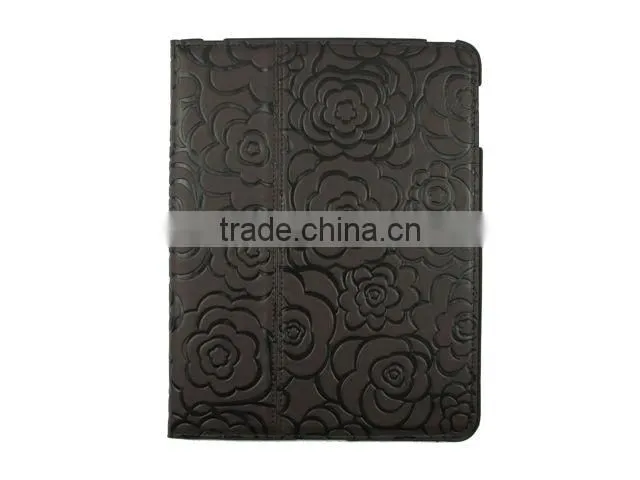 Rotating Retro Map pattern PU Leather Smart Cover Stand Case for iPad 3 and for the New iPad
