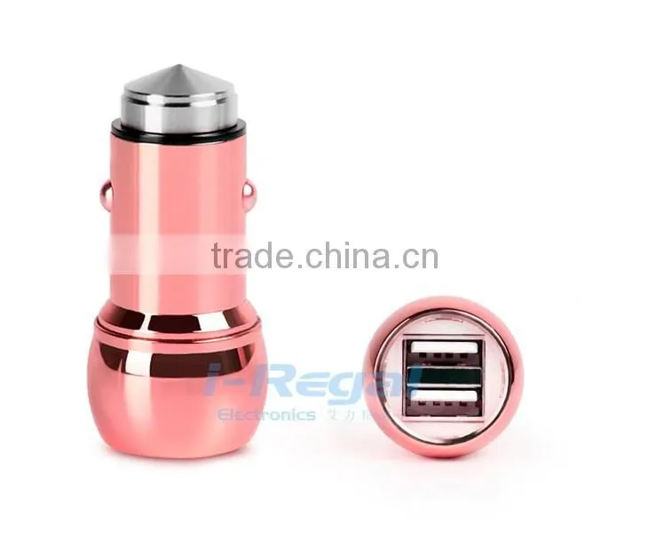 New design IRG-UW08 car charger 12v for wholesales