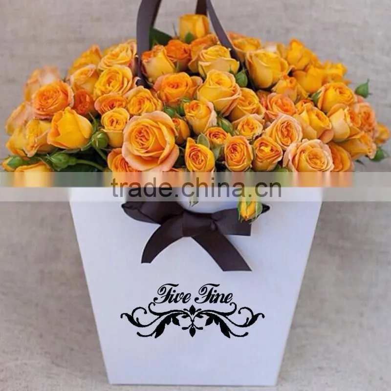 2016 BEST SELLING PACKING CUSTOMIZED FULL PRINTING CORRUGATED FANCY BOX FOR SHIPPING FLOWER DELIVERY BOX