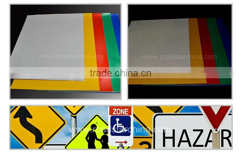 Colorful selfadhesive 5years reflective film