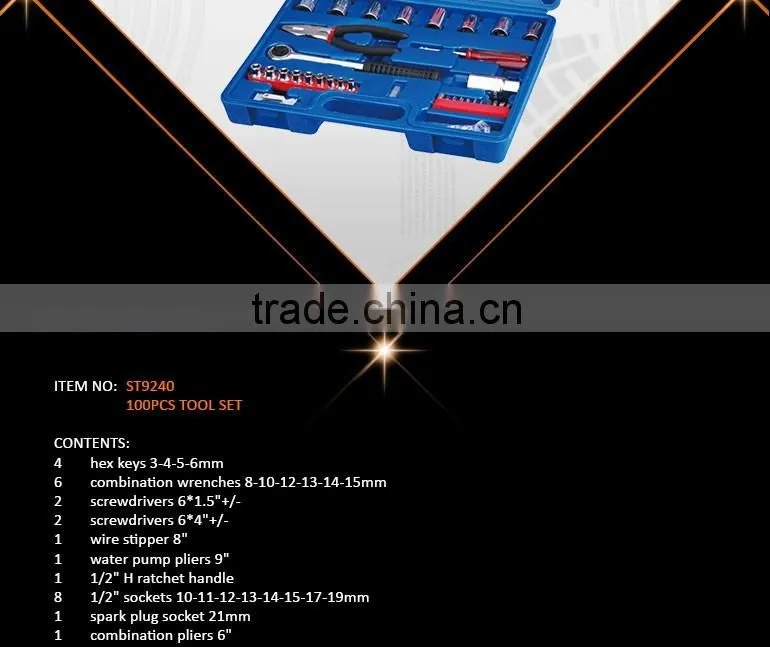 100Pcs Hardware Tool Set Factory,DIY Professional Household Tool Set