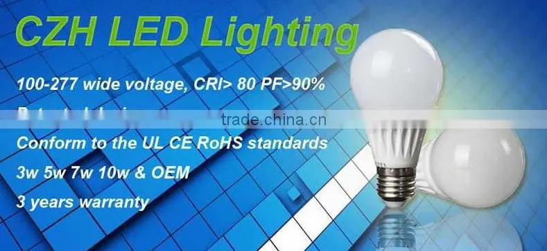 guangzhou supplier led B22 /e27 led lighting with CE/RoHs led lamp