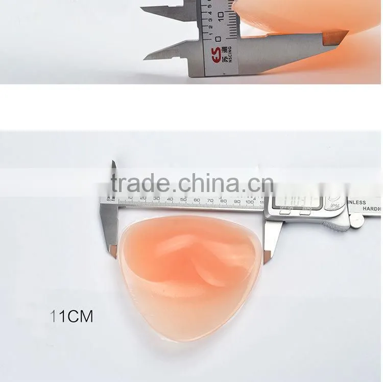 ladies clear silicone breast pads ,silicone artificial fake breast pads