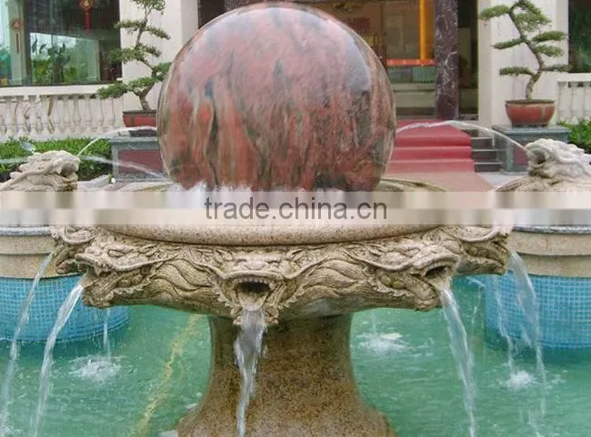 G654 China natural sesame black granite stone column