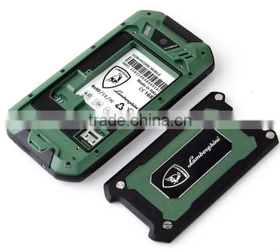 V12 RUGGED Smartphone IP68 MTK6589T 4.5 Inch HD IPS Screen Android 4.2 - Green