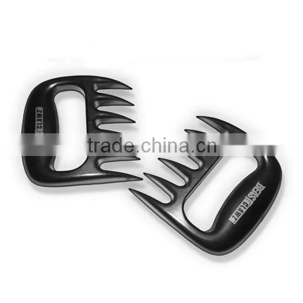 Food grade PC bbq meat claw handle forks bear paw claw