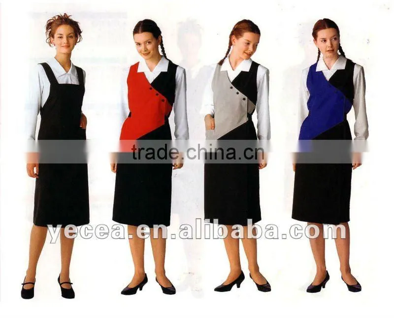 Classical resturant chef and waiter apron uniform