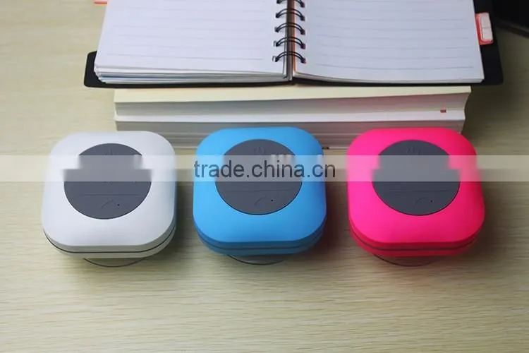 2015 new IPX4 ROHS shower bluetooth speaker waterproof
