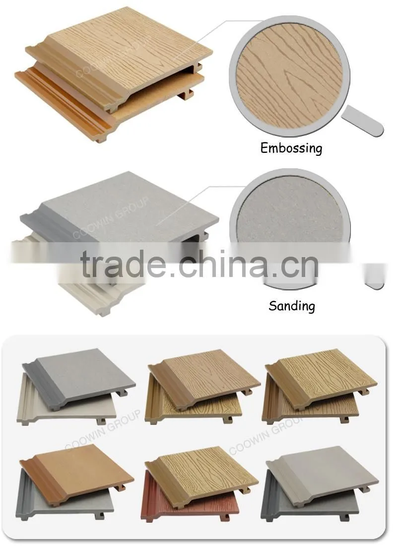 wpc cheap panel prefabricated exterior wall