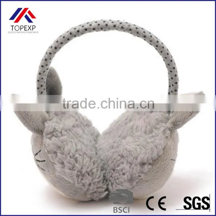 Fuzzy Earmuff Solid Color Warm Earmuff