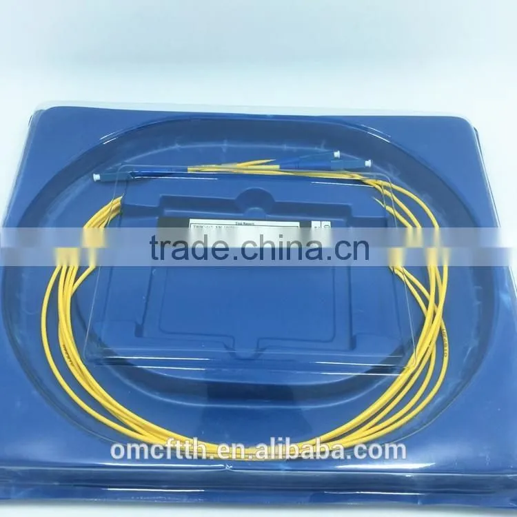 LC SM connector 1*2 FBT splitter with 2.0 mm