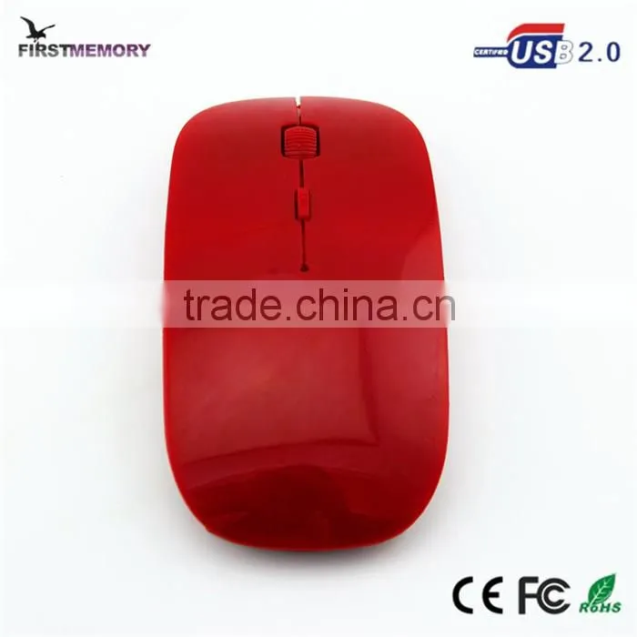 2017 Colorful 2.4 GHz Wireless Ultra Thin computer mouse 1600DPI