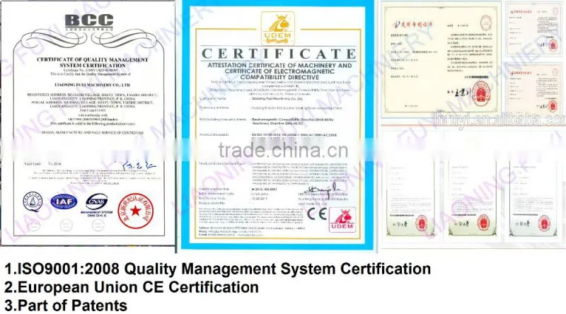 FUYI VCO tubular centrifuge