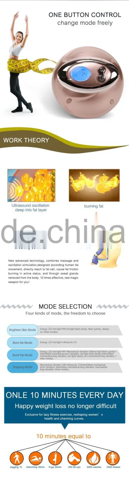 best electric portable ultrasonic cavitation slimming treatment machine