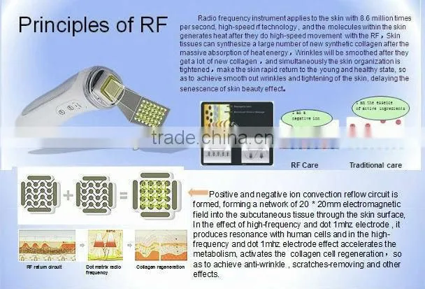 Mini handheld fractional rf handheld mini body massager