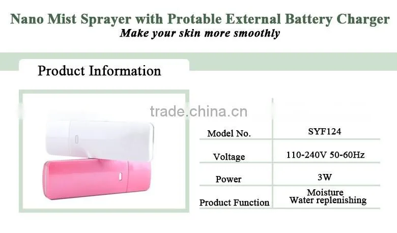 skin care spray beauty nano facial steamer
