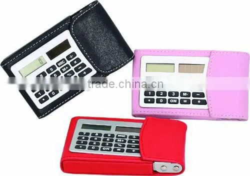 8 digital Name card holder electronic calculator