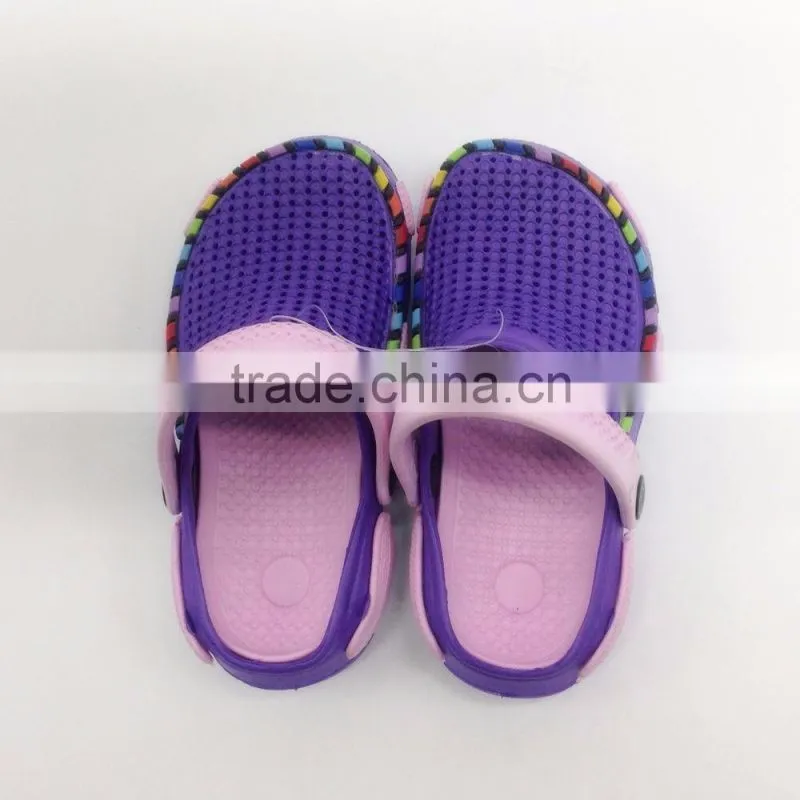 New design flat unisex garden shoes,eva clogs shoes,holey clogs