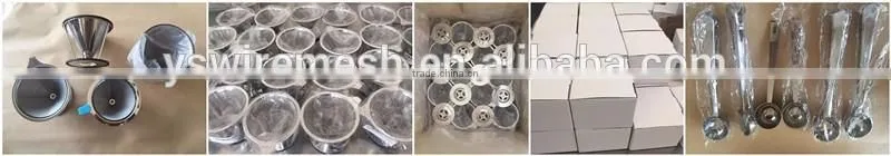 stainless steel filter reusable washable for cold brewed coffee iced tea