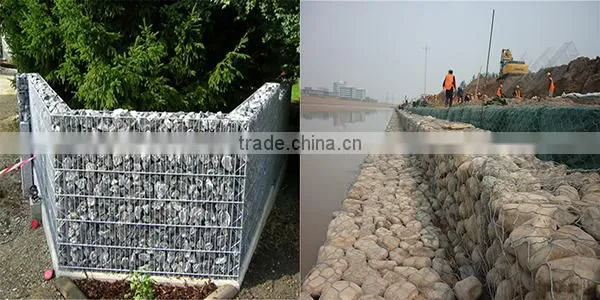 Welded Gabion baskets//gabion box//PVC coated gabion mattress