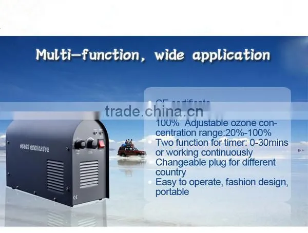 2013 Hot sales home use blue 5g ozone generator