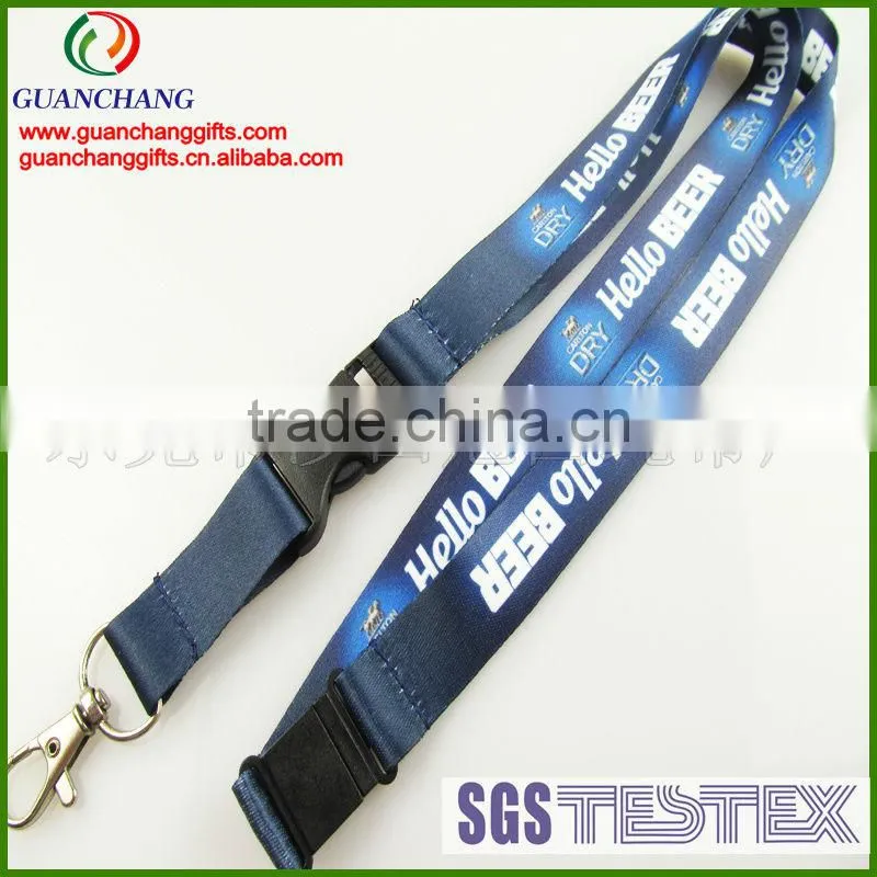 OEM custom yoyo badge reel id card holder nylon lanyard strap