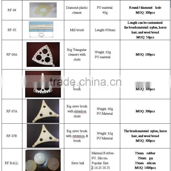 bounce ball sieve cleaning ball silicone ball NBR ball small silicone balls sifter ball