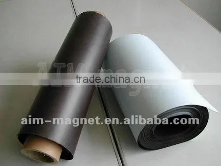 White Rubber Magnets rolls