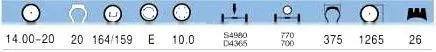 Linglong Bias truck tire LL150 14.00-20