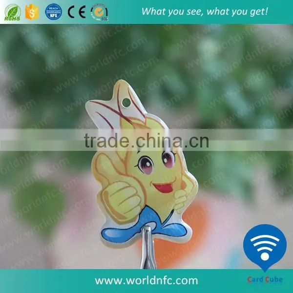 ISO14443A Printable NTAG213 NFC Epoxy Key Tag for Promotion