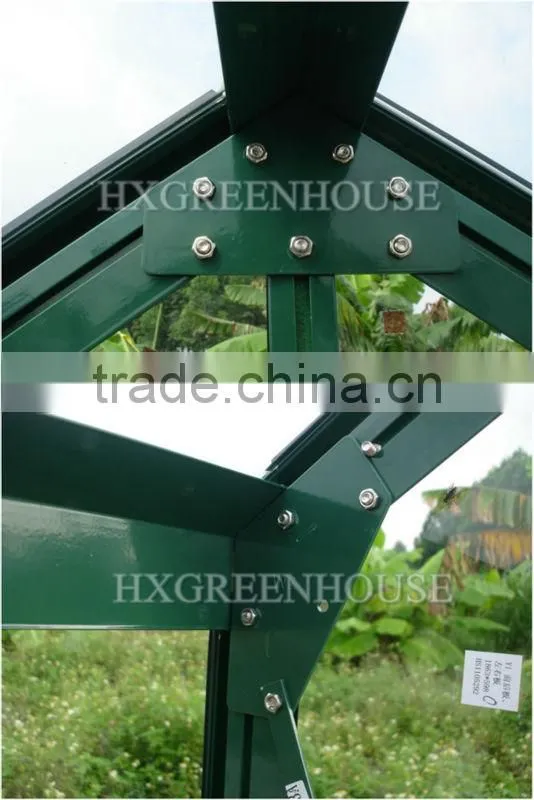 home & garden glass greenhouses for agriculture price HX98126