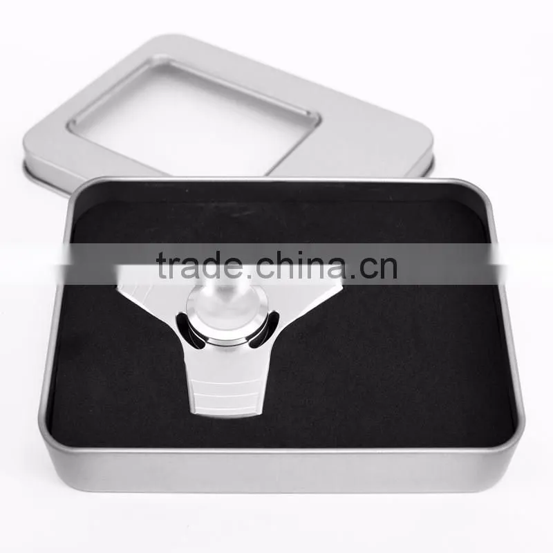 New arrival relieve stress edc aluminum alloy hand spinner toy