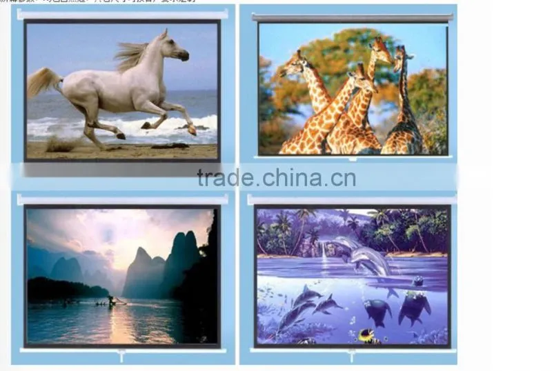 Genuine factory direct 100-inch 4: 3 Motorized projector screen
