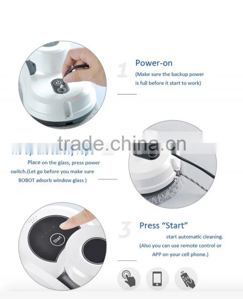 Shenzhen China wholesale bulk auto glass cleaner anti-falling smart window cleaning robot