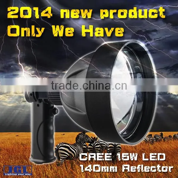 brightest handheld spotlight 15w outdoor led spotlight waterproof led light