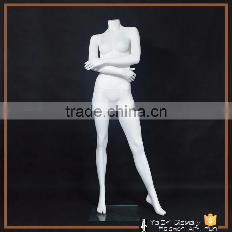 Body Mannequin Type and Fiberglass Material Realistic headless female mannequin