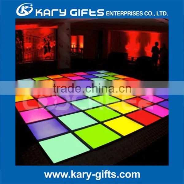 Led dance floor for club disco DJ stage decorated plastic flooring