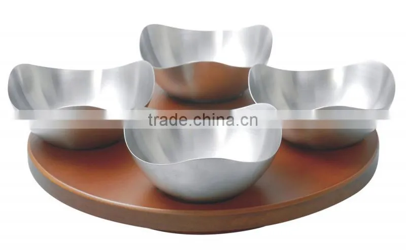 Copper Decorative serving bowl,Copper plated serving bowls, Flower cut dry fruit decorative bowl