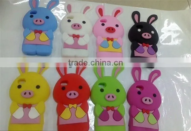 Silicone case for mobile phone bag