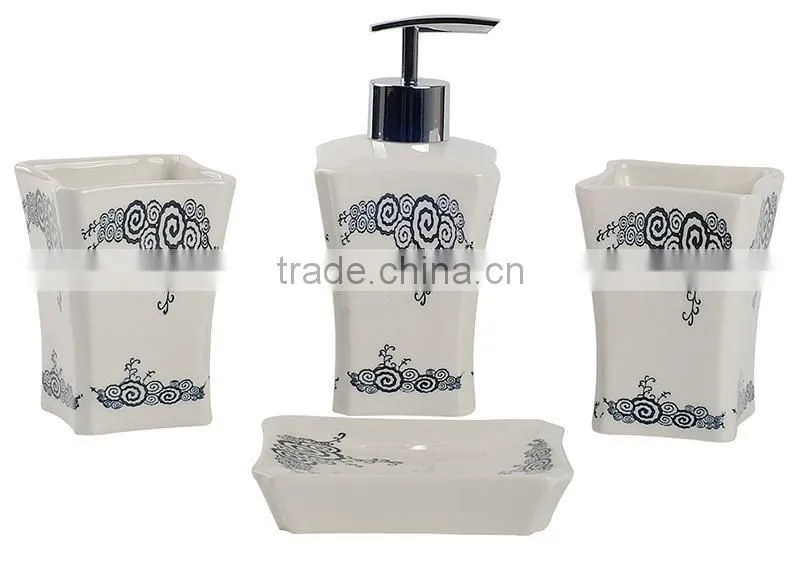 Antique Rectangular Ceramic Bathroom/washroom accessories