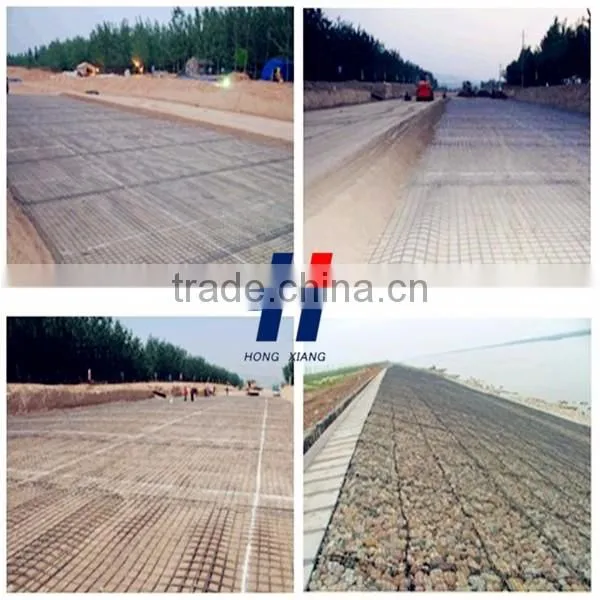CE certificate of High strength polyester biaxial warp knitted geogrid