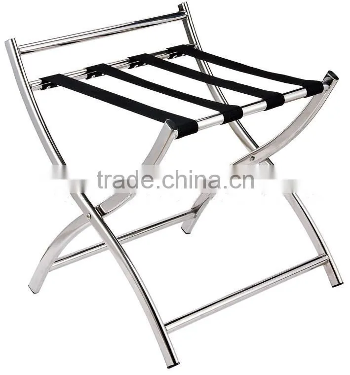 High quality stainless steel luggage rack for bedroom