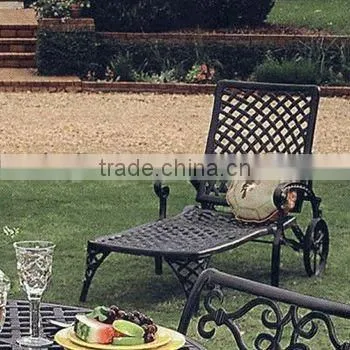 Cross Weave Chaise Lounge