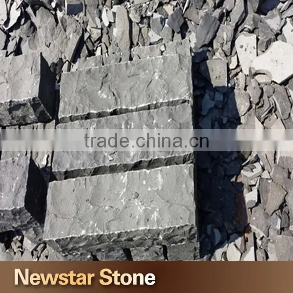 Chinese kerbstone black basalt blocks